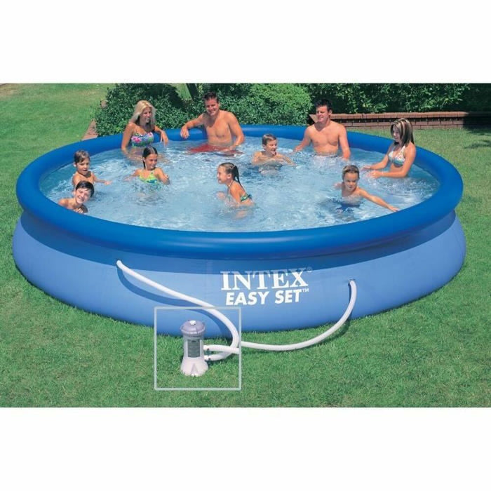 Piscină Gonflabilă Intex 28158NP Albastru 457 x 84 cm