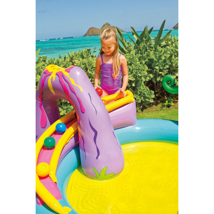 Piscină Gonflabilă pentru Copii Intex   Dinozauri Loc de joacă 302 x 112 x 229 cm 280 L