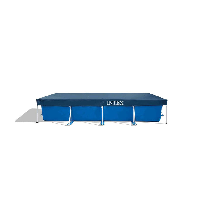 Husă pentru piscină Intex 28039 Albastru Gri Bleumarin 4,5 m