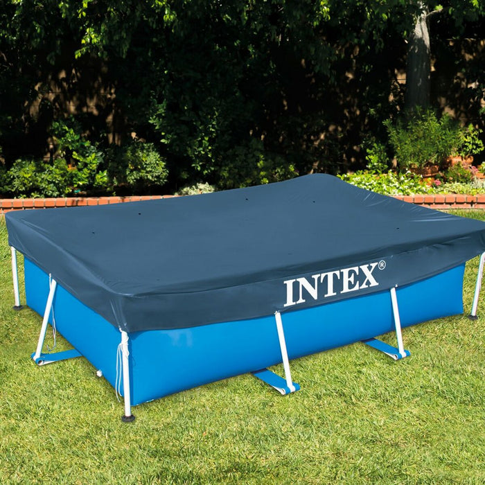 Husă pentru piscină Intex 28039 Albastru Gri Bleumarin 4,5 m