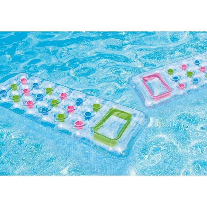 Saltea gonflabilă Intex           18 Ochelari Transparent 188 x 17 x 71 cm