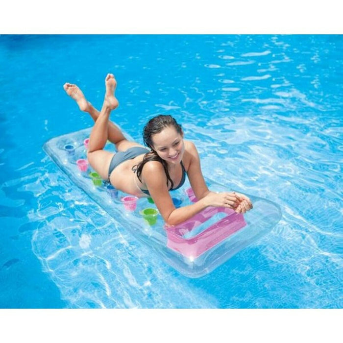 Saltea gonflabilă Intex           18 Ochelari Transparent 188 x 17 x 71 cm