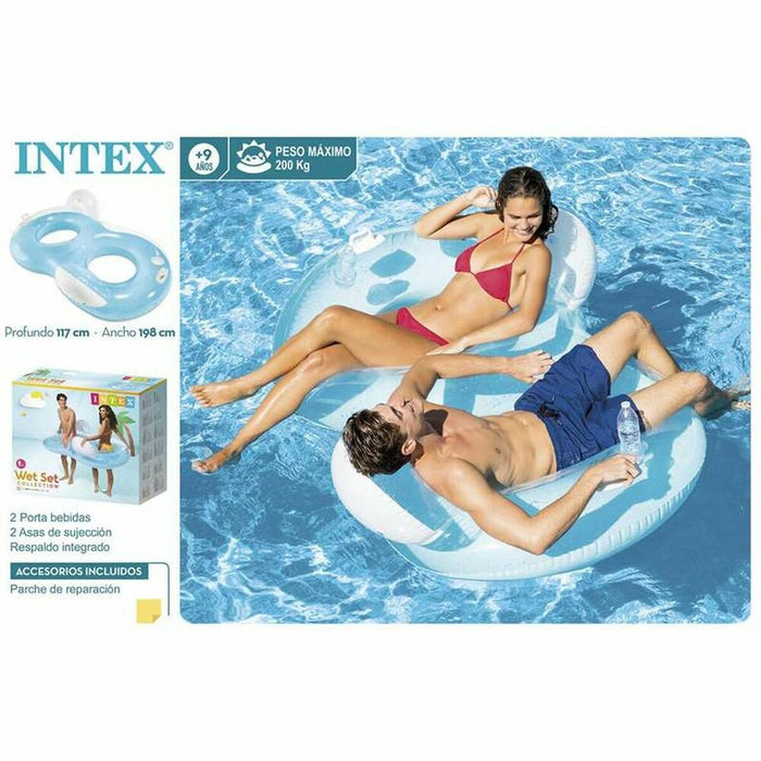Saltea gonflabilă Intex 56800 Spătar 198 x 117 cm