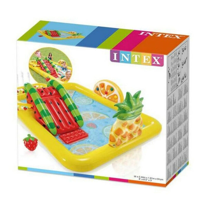 Piscină Gonflabilă pentru Copii Intex 57158NP Fructe 244 x 191 x 91 cm Loc de joacă