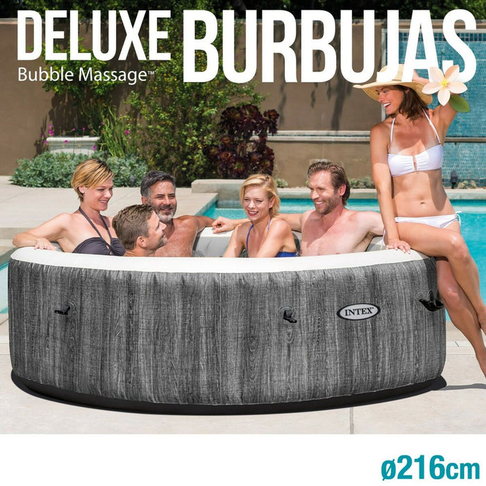 Spa gonflabil Intex Purespa Greywood Deluxe 28442EX 6 locuri 220-240 V 1741 l/h 1089 L