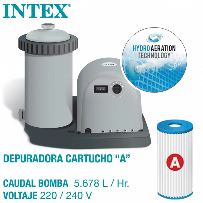 Piscină Detașabilă Intex Baltik 549 x 122 x 549 cm