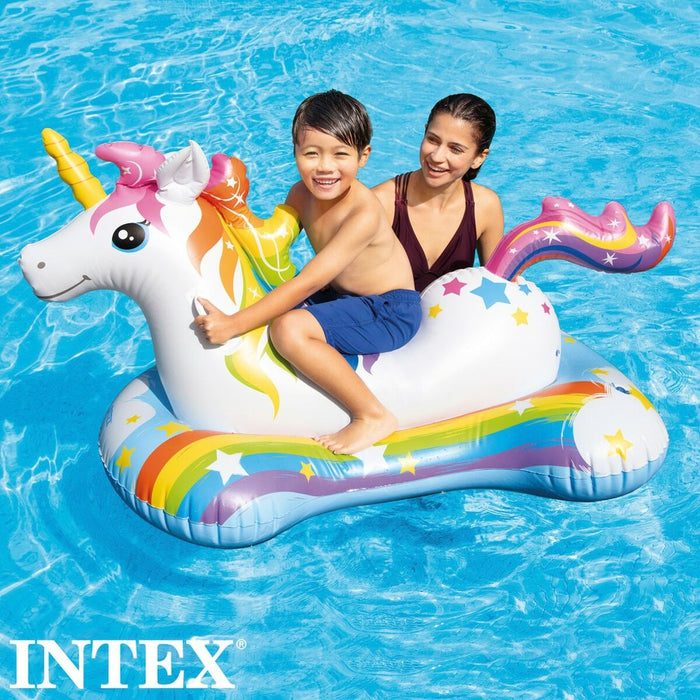 Figurină Gonflabilă pentru Piscină Intex Ride On         Unicorn 163 x 82 x 86 cm