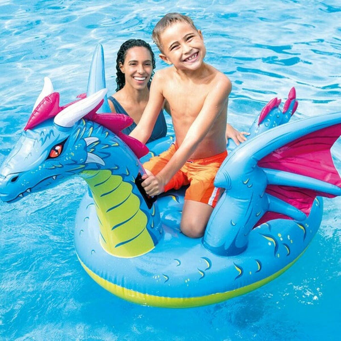 Figurină Gonflabilă pentru Piscină Intex Dragon Albastru