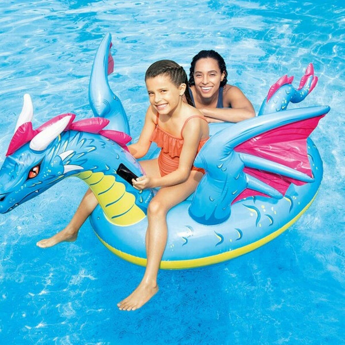 Figurină Gonflabilă pentru Piscină Intex Dragon Albastru