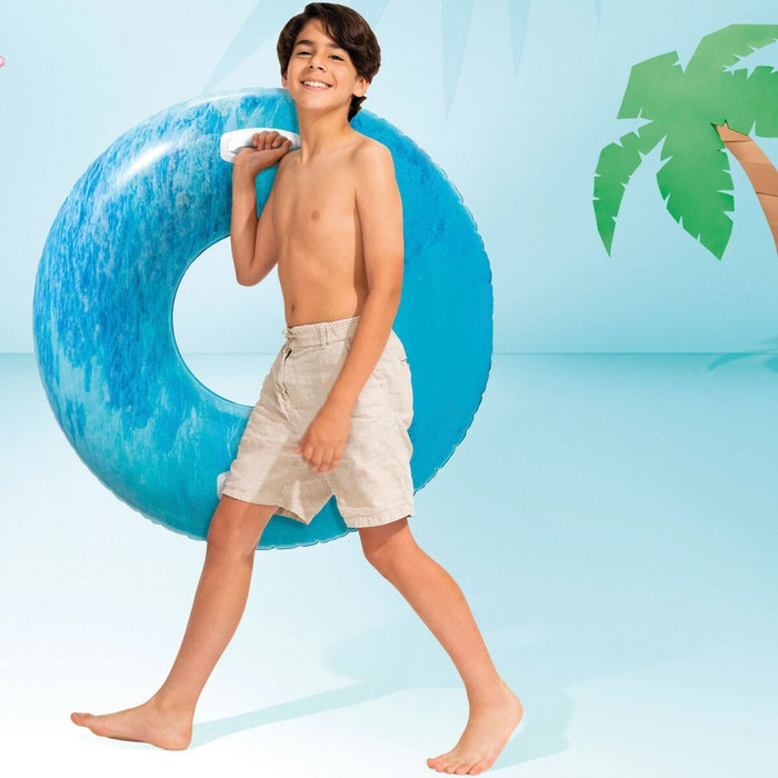 Colac Gonflabil Intex Cu mânere Ø 91 cm Multicolor