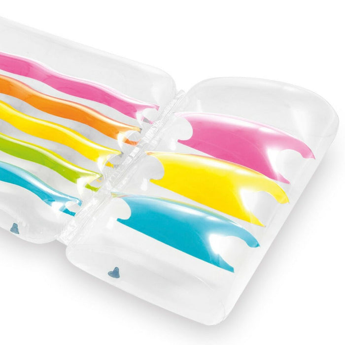 Saltea gonflabilă Intex         Curcubeu Transparent 203 x 23 x 84 cm
