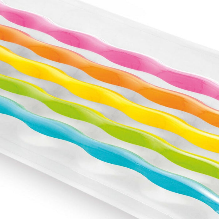 Saltea gonflabilă Intex         Curcubeu Transparent 203 x 23 x 84 cm