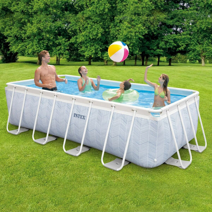 Piscină Detașabilă Intex Prism Frame Dreptunghiular 400 x 200 x 100 cm