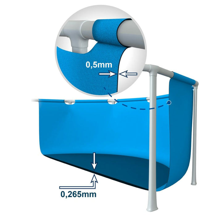 Piscină Detașabilă Intex Metal Frame 28290NP Roz 244 x 74 x 244 cm