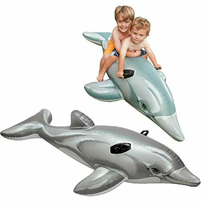Figurină Gonflabilă pentru Piscină Intex Lil' Dolphin Ride-On