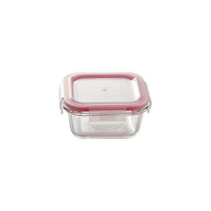 Set de Cutii pentru Prânz Bergner Q4052 Pătrat Sticlă borosilicată (3 pcs)