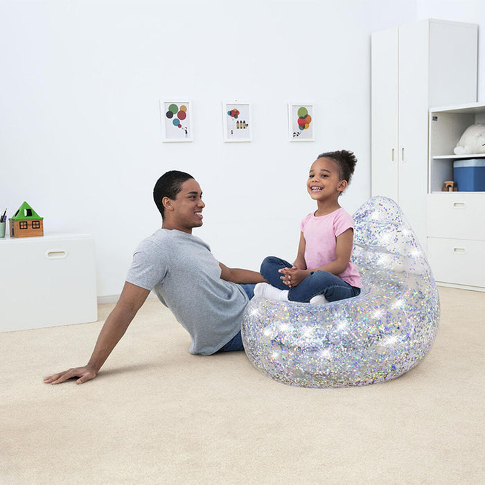 Scaun gonflabil Bestway Multicolor 72 x 72 x 64 cm Purpurină