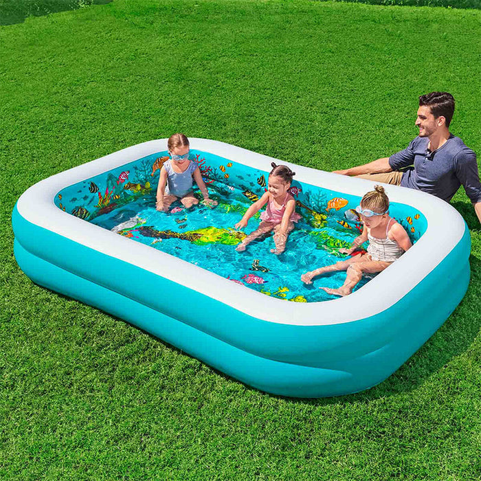 Piscină Gonflabilă pentru Copii Bestway 3D Multicolor 262 x 175 x 51 cm 2 persoane