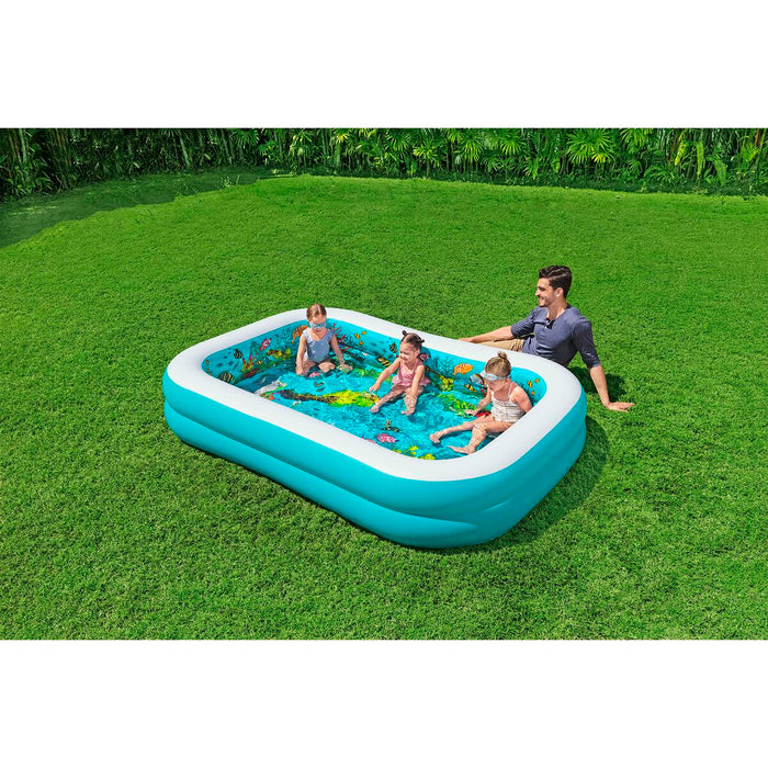 Piscină Gonflabilă pentru Copii Bestway 3D Multicolor 262 x 175 x 51 cm 2 persoane