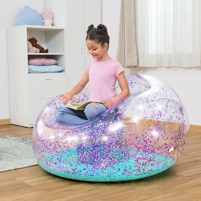 Scaun gonflabil Bestway Multicolor 114 x 112 x 66 cm Purpurină