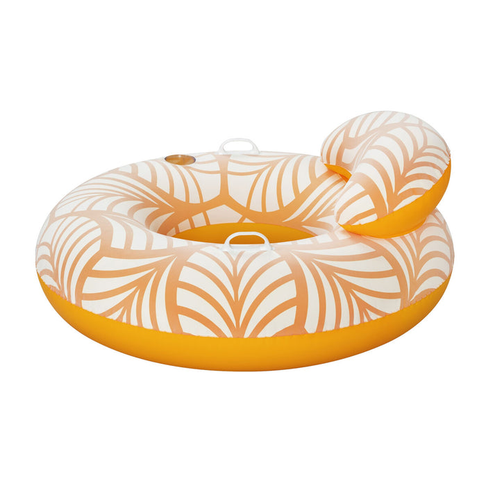 Scaun gonflabil pentru piscină Bestway Deluxe 118 x 117 cm Portocaliu