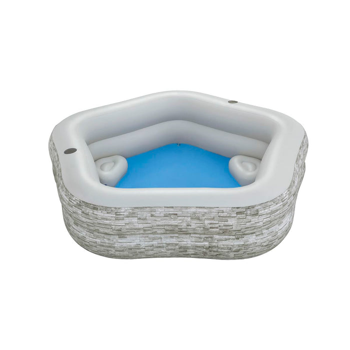 Piscină Gonflabilă Bestway Gri 213 x 206 x 53 cm