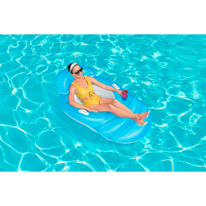Scaun gonflabil pentru piscină Bestway Relaxer 153 x 102 cm