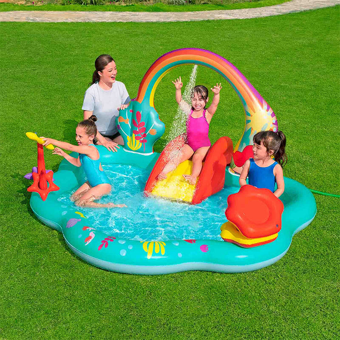 Piscină pentru copii Bestway 221 x 193 x 117 cm Loc de joacă