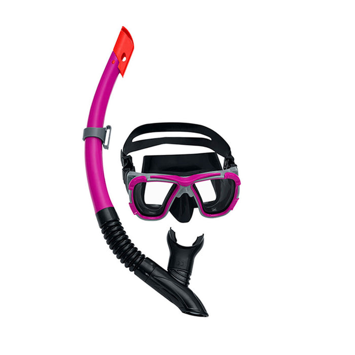 Ochelari de Scufundare cu Tub pentru Copii Bestway Gri Roz Adult
