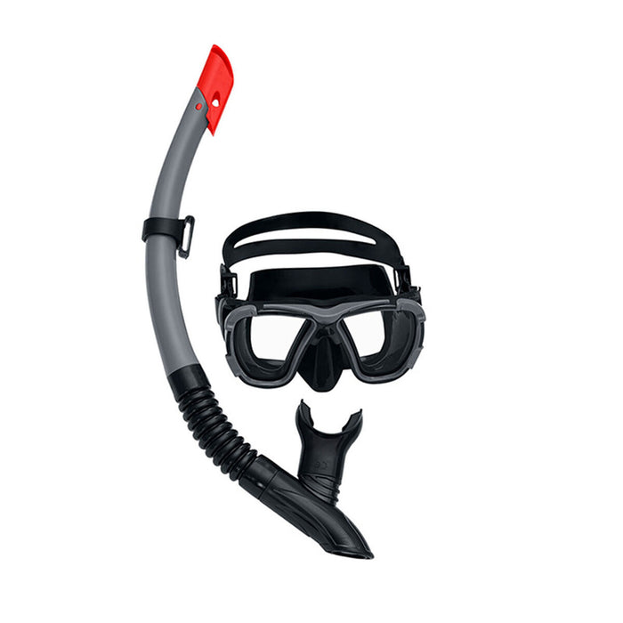 Ochelari de Scufundare cu Tub pentru Copii Bestway Gri Roz Adult