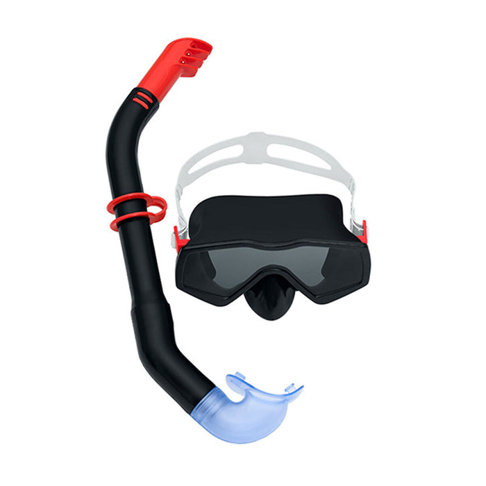 Ochelari de Scufundare cu Tub pentru Copii Bestway Albastru Negru Adult (1 Unități)