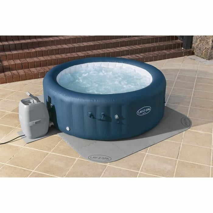 Protecție de podele pentru piscine detașabile Bestway Lay-Z-Spa 196 x 196 cm Gri Polietilenă