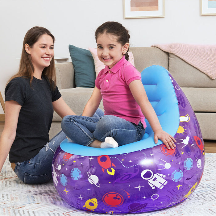 Scaun gonflabil Bestway Multicolor 72 x 72 x 64 cm Navă spațială