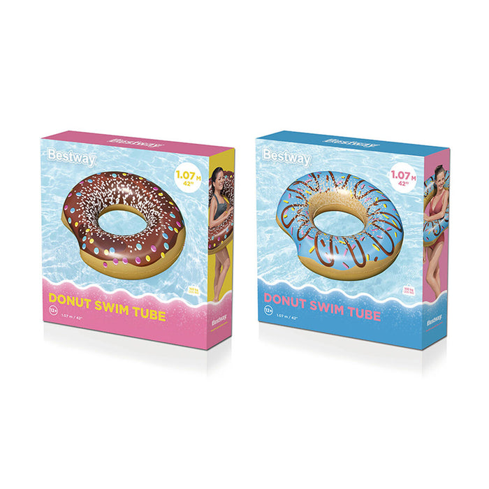 Flotor gonflabil Bestway Donut Ø 107 cm Multicolor