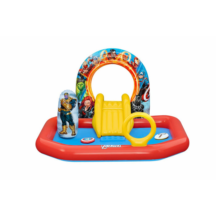 Piscină pentru copii Bestway The Avengers 211 x 198 x 125 cm Loc de joacă