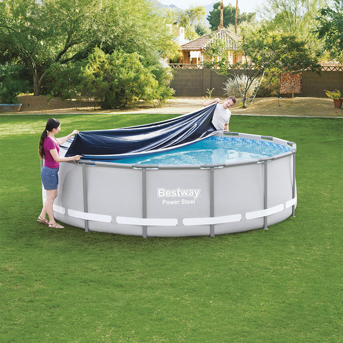 Husă pentru piscină Bestway Negru Ø 427 cm