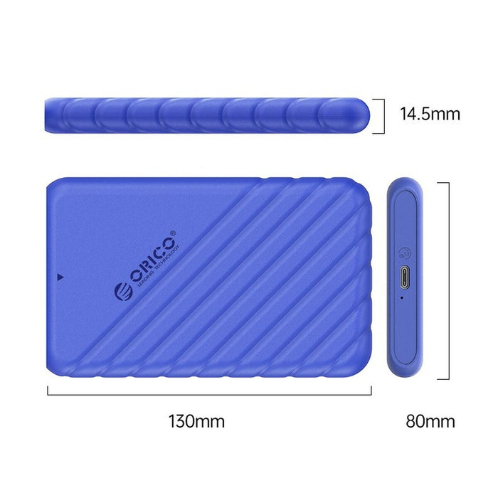 Cutie Externă Orico 25PW1C-C3-BL-EP Albastru 2,5"
