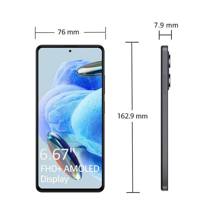 Smartphone Xiaomi Redmi Note 12 PRO Negru 6,67" MediaTek Dimensity 1080 8 GB RAM 256 GB