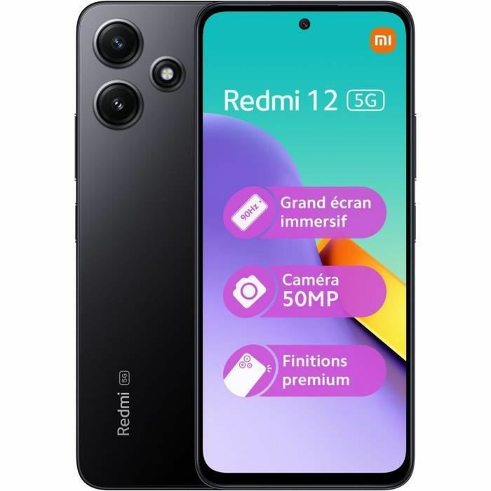 Smartphone Xiaomi Redmi 12 4 GB RAM 6,8" 128 GB Negru