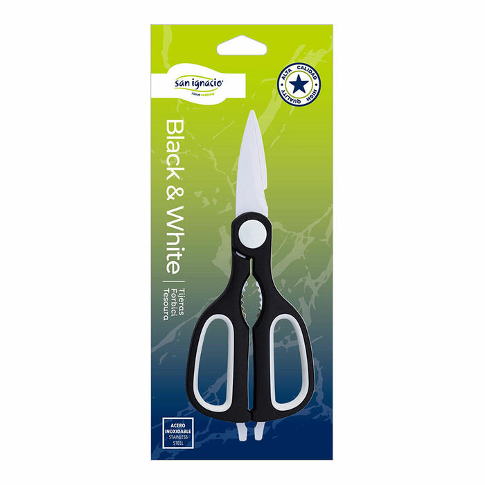 Foarfece de Bucătărie San Ignacio Cook SG-7285 Negru Oțel inoxidabil 21,3 cm