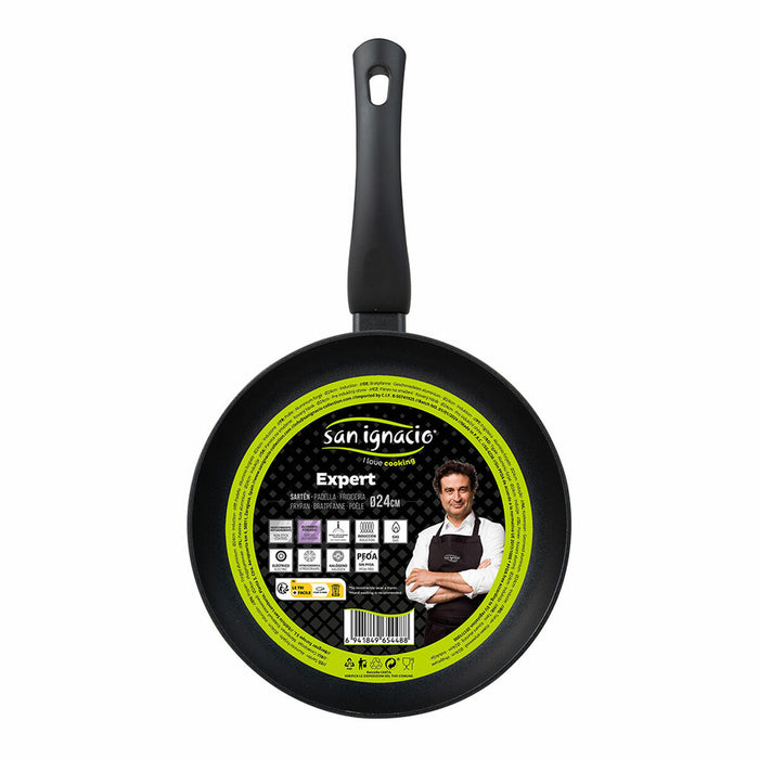 Tigaie San Ignacio Expert SG-6236 Negru Aluminiu forjat Ø 24 cm