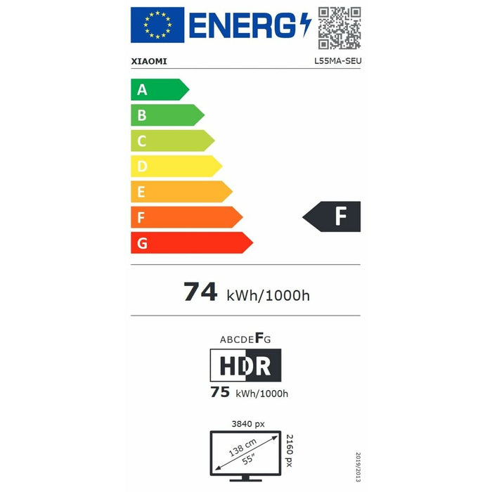 Smart TV Xiaomi ELA5479EU A PRO 2025 4K Ultra HD 55" LED