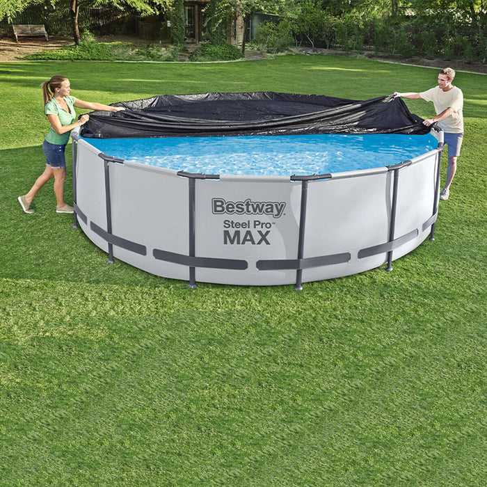 Husă pentru piscină Bestway Negru Ø 370 cm (1 Unități)