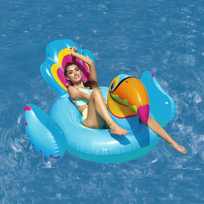 Flotor gonflabil Bestway Multicolor Tucán 207 x 150 cm