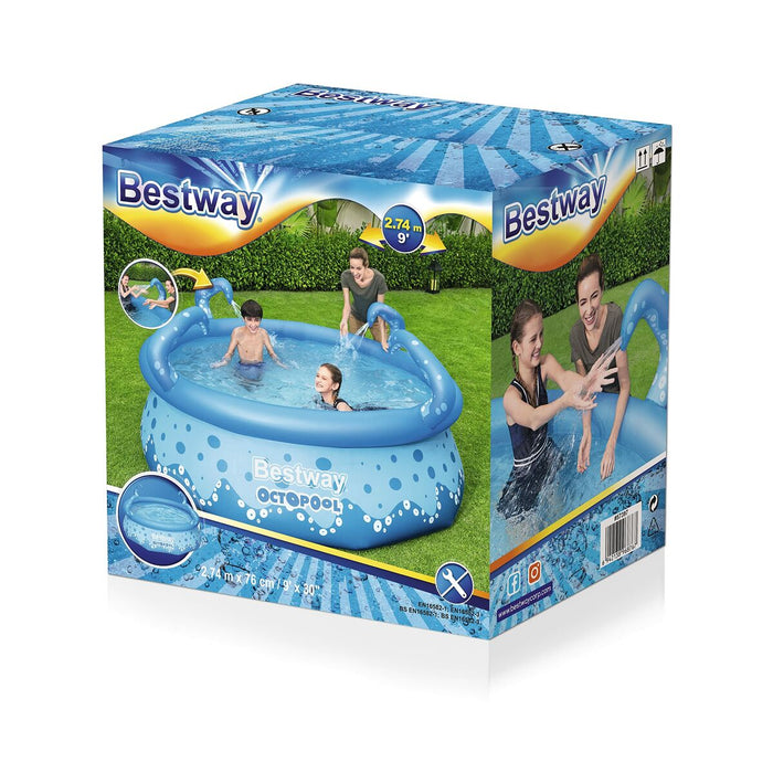 Piscină Gonflabilă pentru Copii Bestway Albastru 3153 L 274 x 76 cm