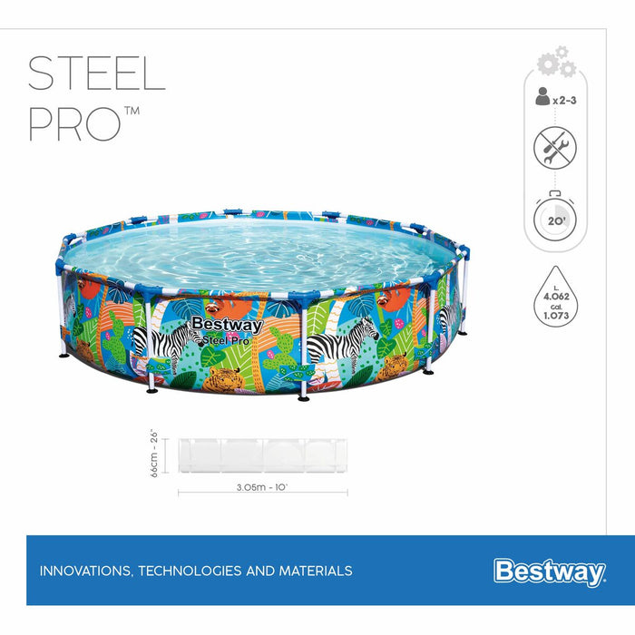 Piscină Detașabilă Bestway Steel Pro 305 x 66 cm