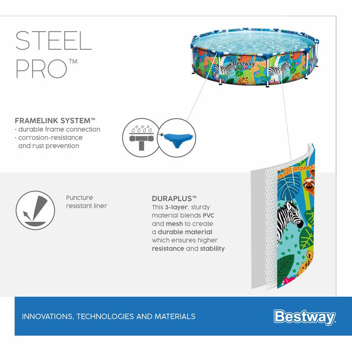 Piscină Detașabilă Bestway Steel Pro 305 x 66 cm