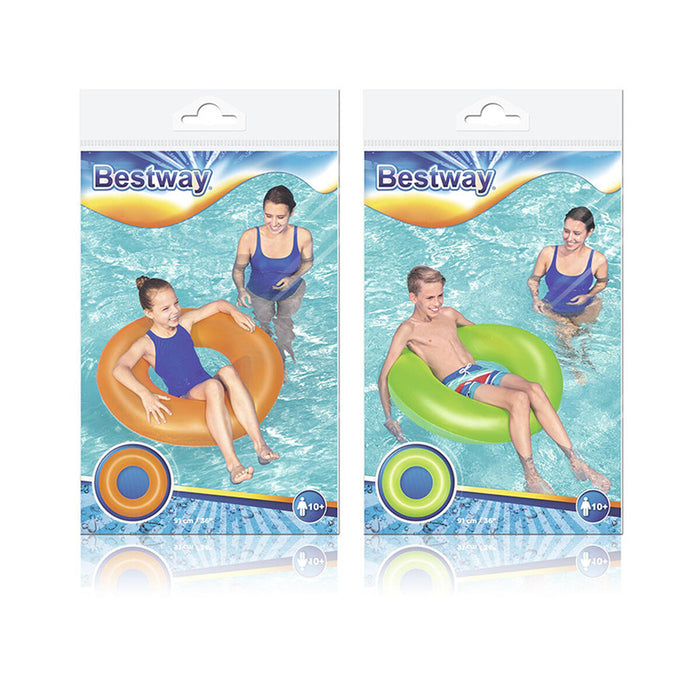 Flotor gonflabil Bestway Verde Ø 91 cm
