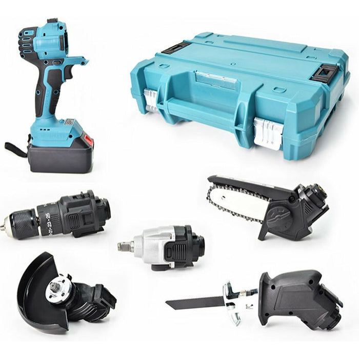 Set burghiu și accesorii Deutsche Stahl MT9758 7 în 1