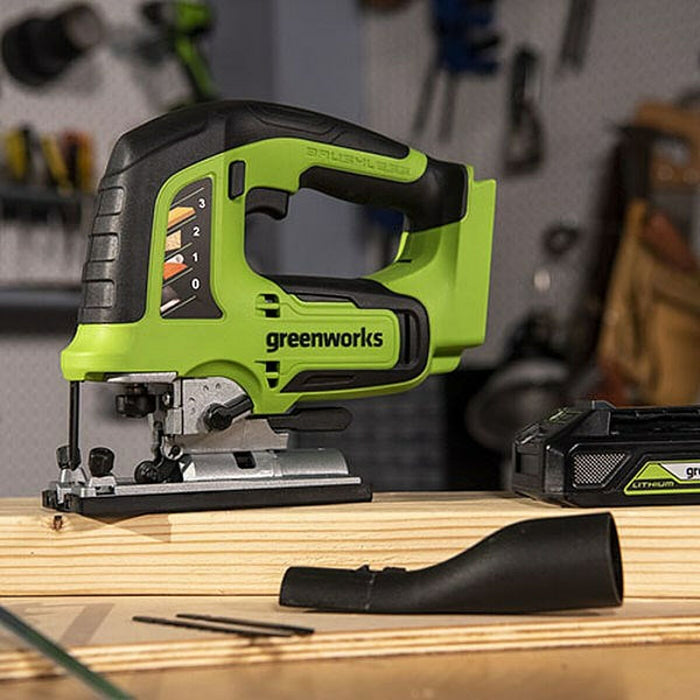 Fierăstrău de traforaj Greenworks GD24JS 3000 rpm 24 V